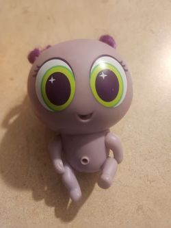 Small Purple Cartoon Character Toy Figure
