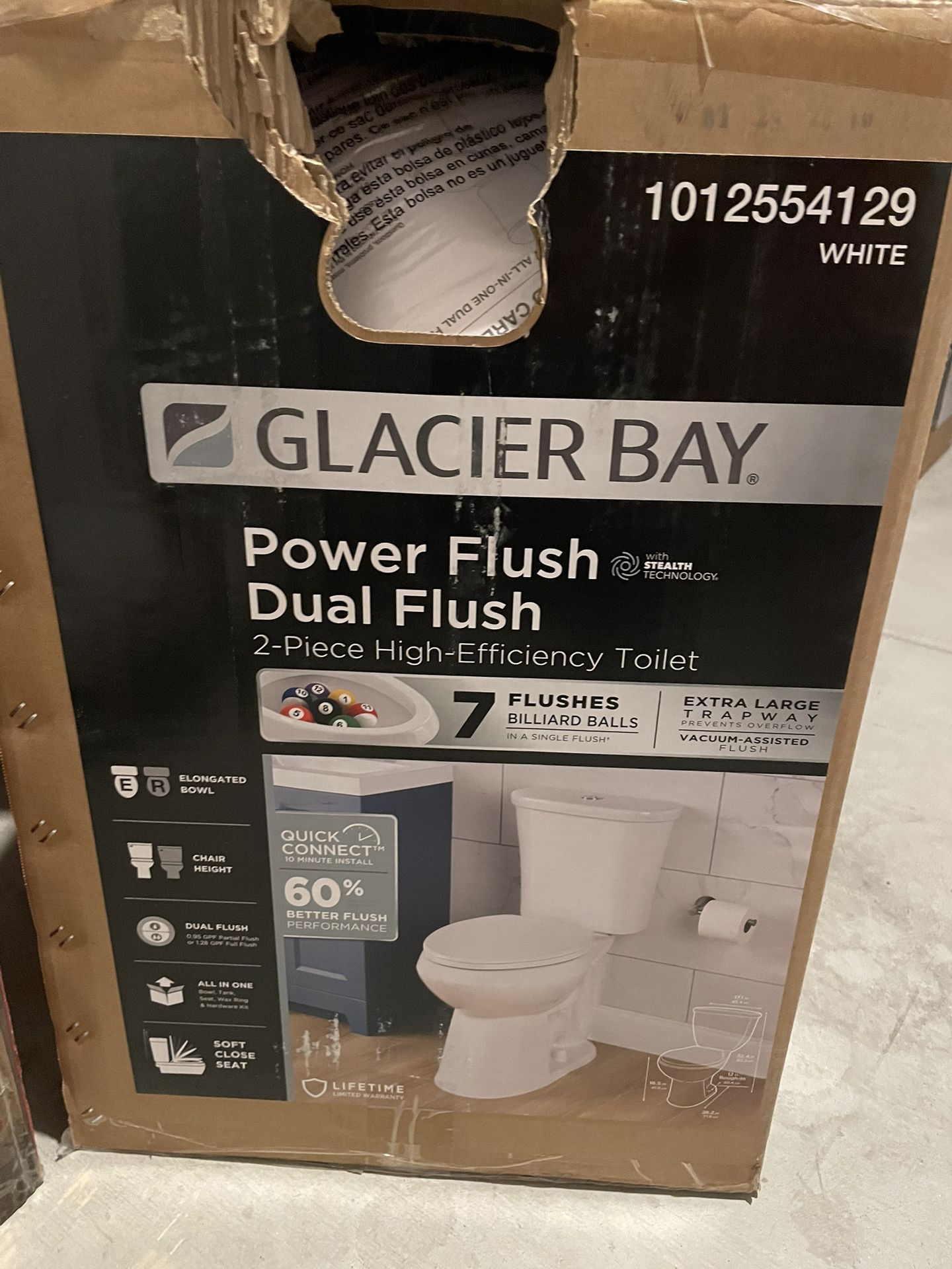 Glacier Bay Toilet