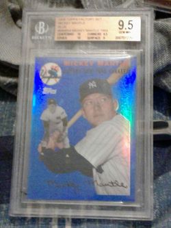 Mickey Mantel refractor rare
