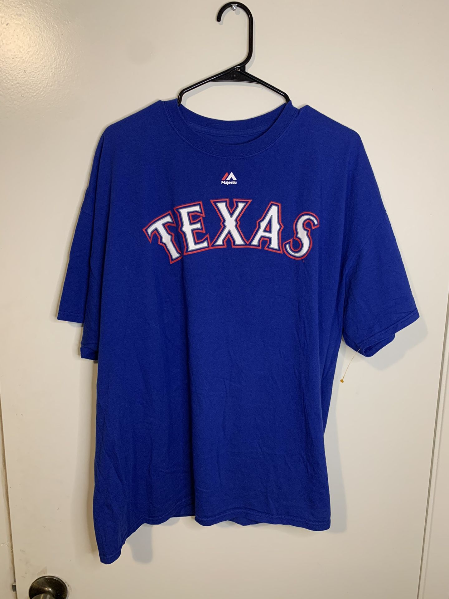 Texas Rangers Official Majestic T Shirt Blue for Sale in Irving, TX -  OfferUp