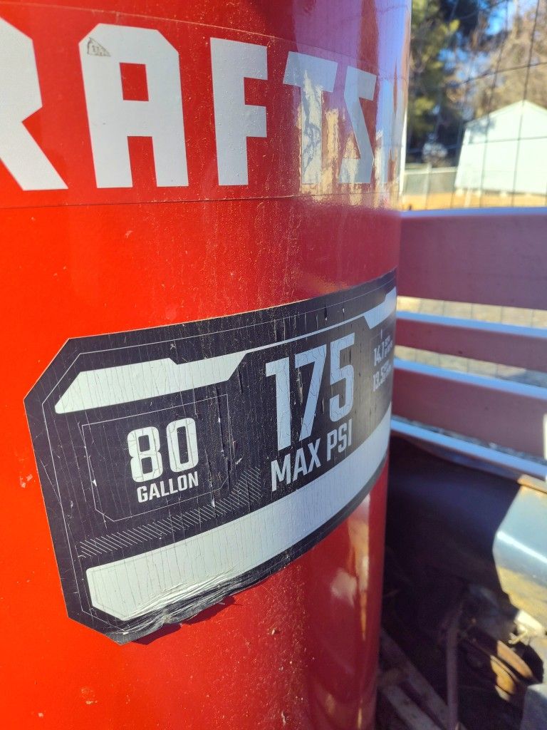 Craftsman 80 Gallon Compressor