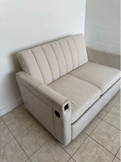 Sleeper sofa with charging port