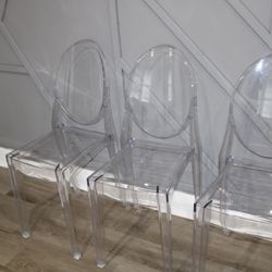Clear Acrylic Chairs 3 