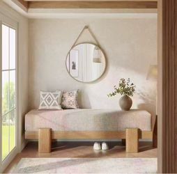 HH0013 55" Upholstered Entryway Bench, Shoe Bench End of Bed Stool with MDF Frame