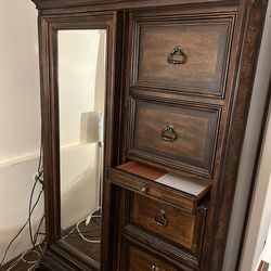 Universal Furniture - Tall Chest With Sliding Mirror