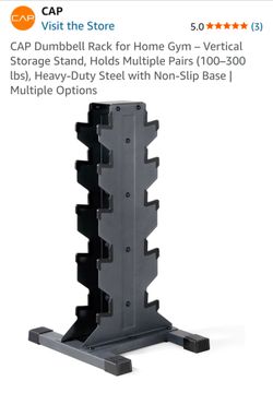 CAP Dumbbell Rack for Home Gym NEW