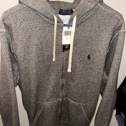 Ralph Lauren Polo Hoodie Size S Grey