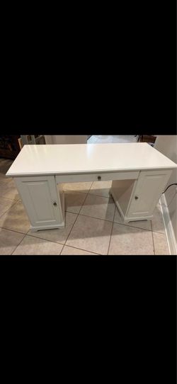 White desk