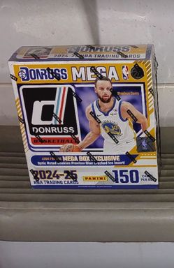 2024-25 Panini Donruss mega box 150 cards unopened NBA cards