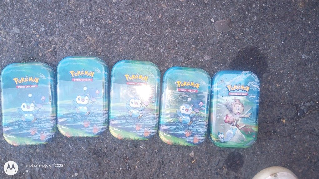 Pokemon Many Tins Trading Card