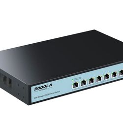 Sodola 8 port 10G Web Managed Switch
