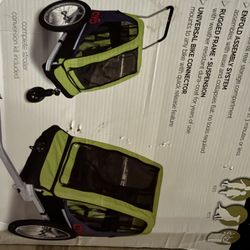 Cyclic Double-double Bike Trailer & Stroller 