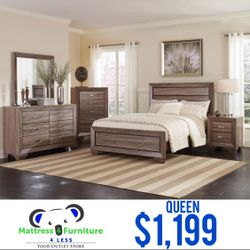 Queen Size 5-Piece Bedroom Set