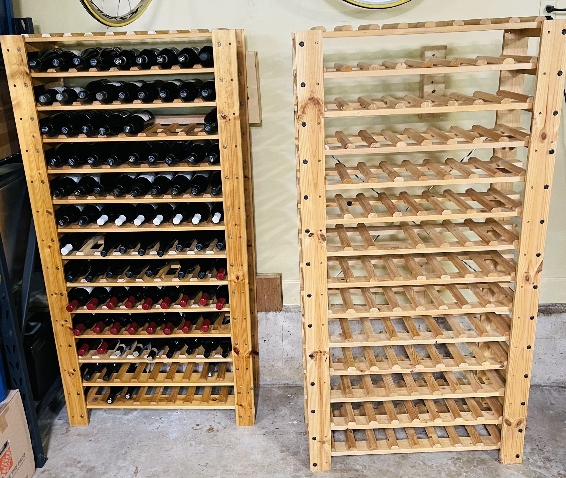 Wine Bottle Shelves