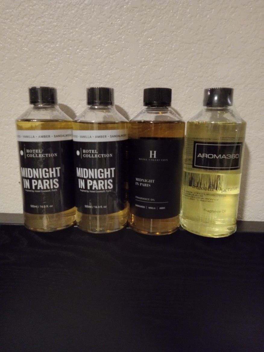 4x Aroma360(Smooth Operator) AND 1 Hotel Collection(Midnight In Paris)