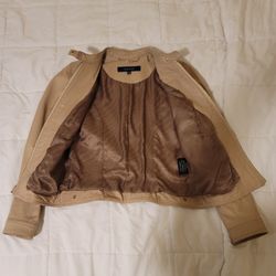 Tan Leather Jacket Cole Haan