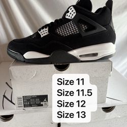 Air Jordan 4 White Thunder Mens size 11 size 11.5 size 12 size 13