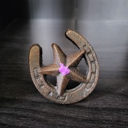 Horseshoe Star Drawer Handle 