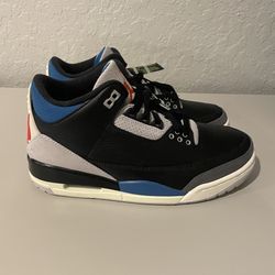 Nike Air Jordan 3 Retro OG Rare Air Sneakers Red White IB8967-004 Mens Size 7