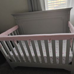 Baby Crib + Mattress 