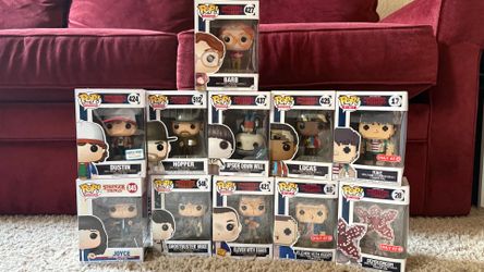 Stranger Things funko pop lot