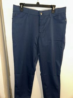 Adidas Pants Mens 34x30 Blue Ultimate 365 Lightweight Golf Golfer Taper Stretch