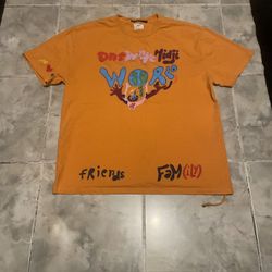 Ksubi Shirt Men’s L Orange Hidji ILY Biggie Graphic Tee Friends N Family