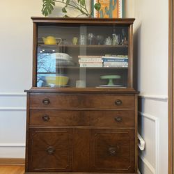 Vintage wooden hutch