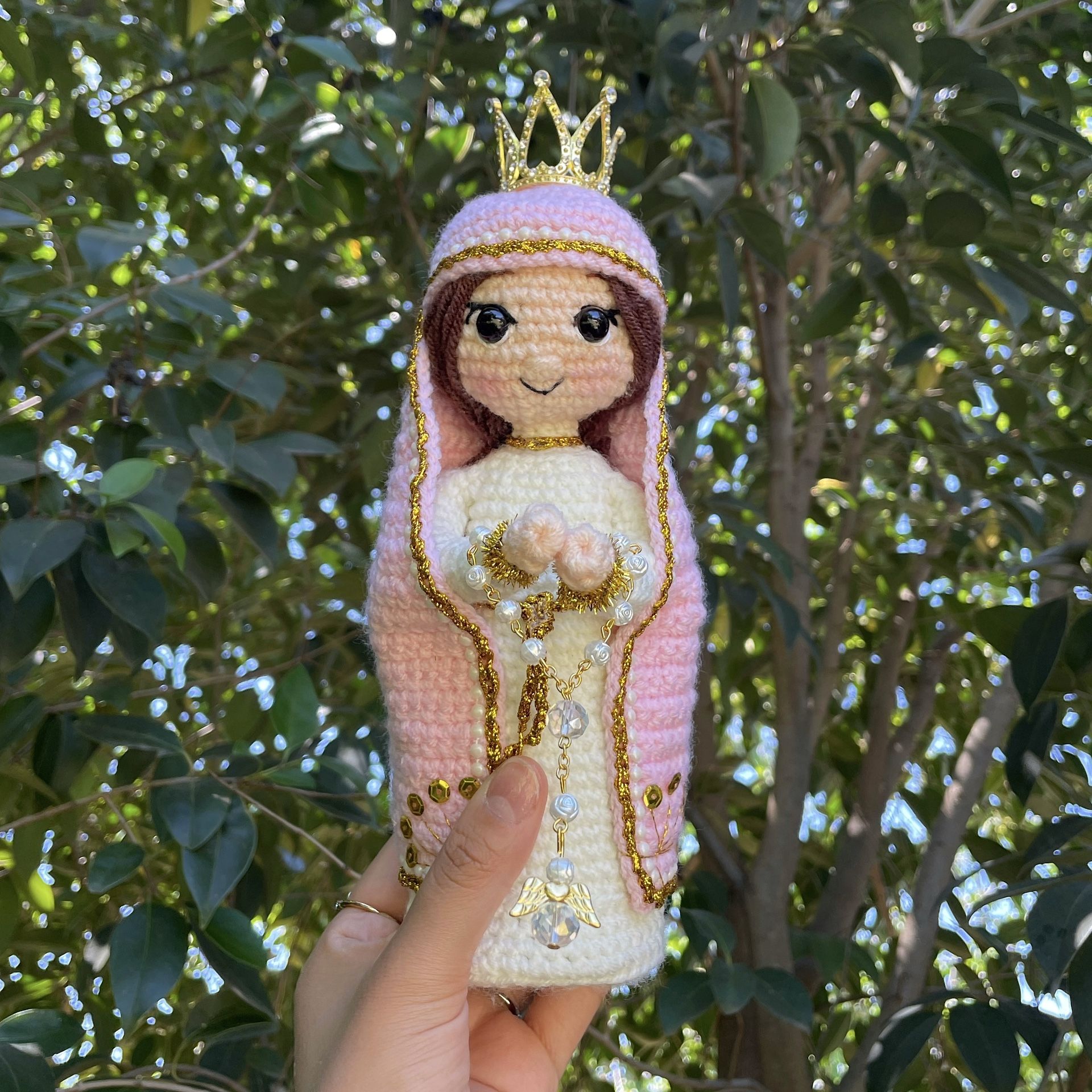 Crochet Virgin Mary