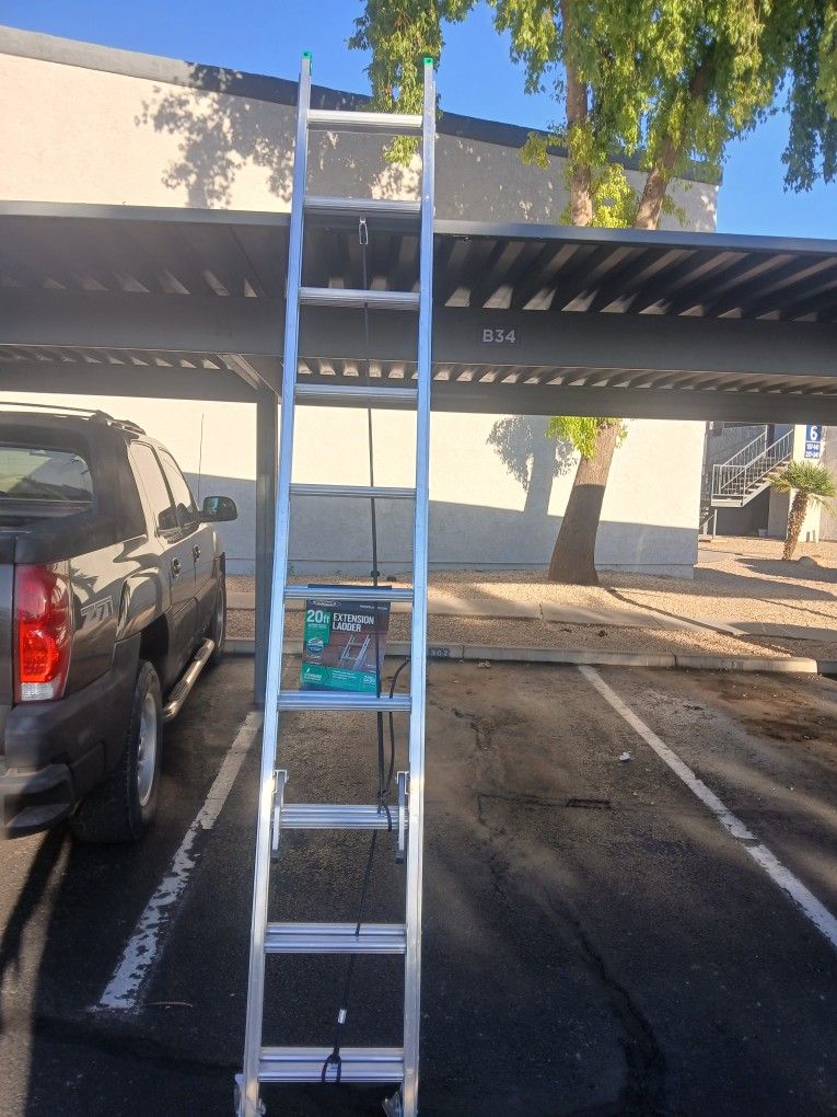 new extension ladder 20 ft. DELIVERY