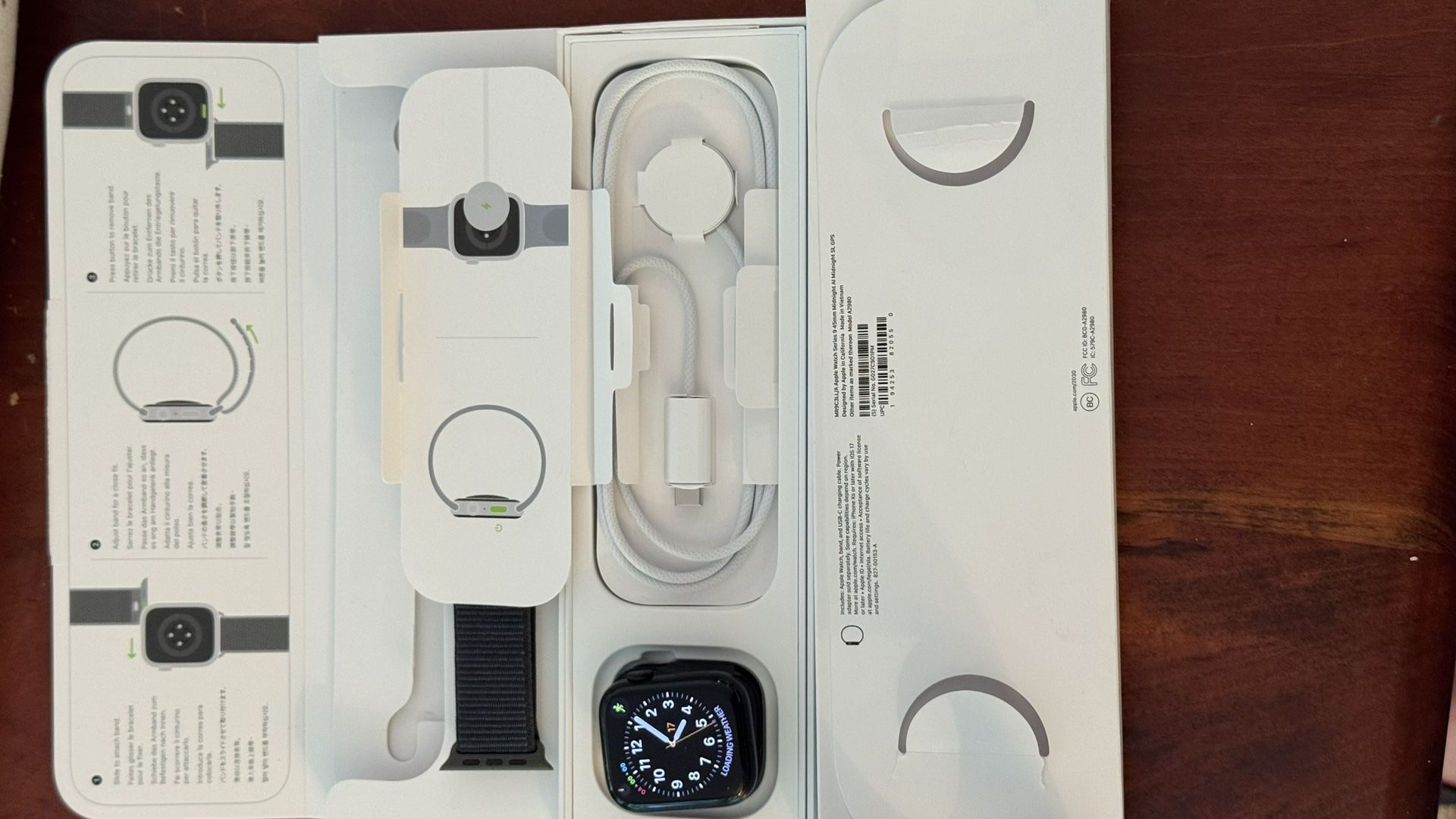 Apple Watch 9 45mm Midnight Black