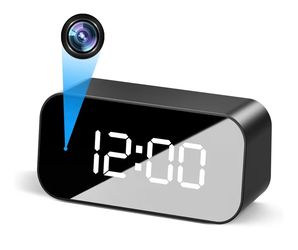 Mini Camera Clock WiFi Camera Alarm 4K FHD Covert Nanny Cam Video Recorder Wireless Indoor Home Office Security Night Vision Motion Detection 5G and 2