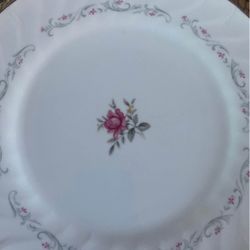 Rose China Plates