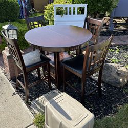 Twin Size Bed, Tall Table, Dresser, Patio Table 