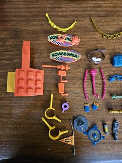 Vintage TMNT Action Figure Accessories