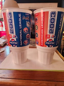 2003 MLB Team Logos Plastic Cups
