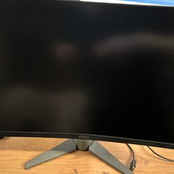 4K curved msi monitor 165hrtz