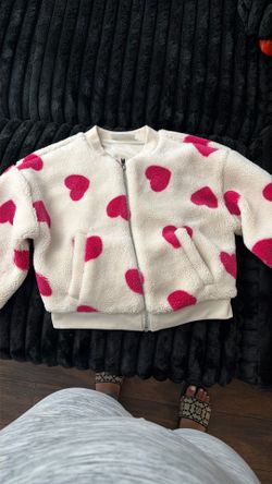 S Pink Hearts Jacket
