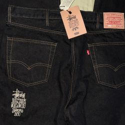 Stussy x Levi's Crispy Rinse 568 Jean