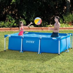 Intex Pool +water purification for summer fun🤩 