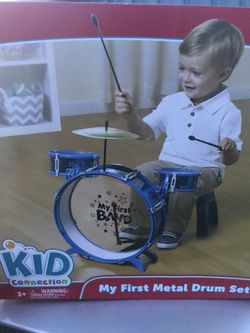 My first metal drum set new in box