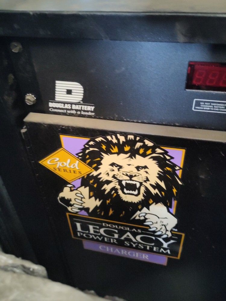 Charger For Fork Lift Palletjack Douglas Legacy Gold Forklift Battery Power System Series