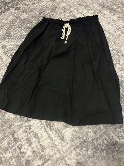 Drawstring Waist Skirt