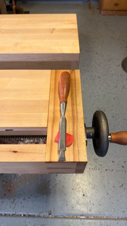 Wood River Cosmanized Half Blind chisel