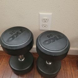 35lbs Dumbells Weights 