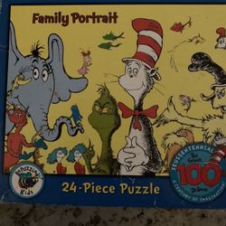 Dr. Seus 24 Piece Puzzle $2