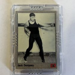 Jack Dempsey Boxing Card