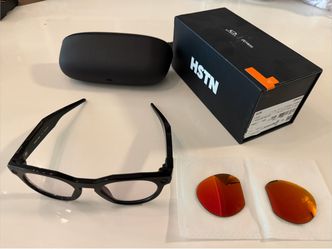 Oakley x Meta HSTN Smart Glasses (Black) w/ Extra Lenses & Box