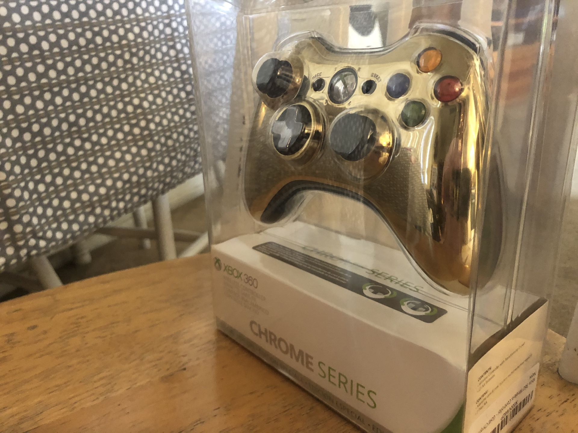 Gold Xbox 360 Controller