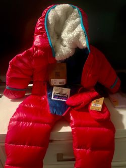 Patagonia Baby Down Snowsuit with Mittens